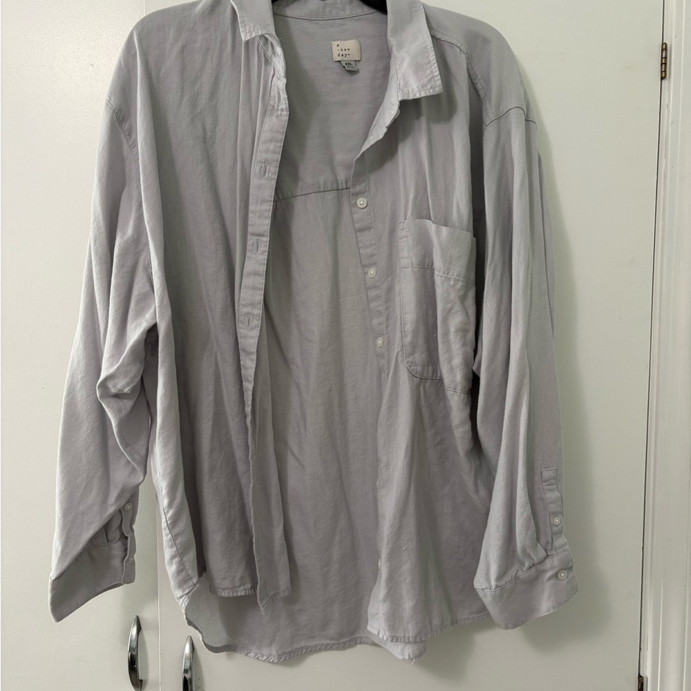 Target A New Day Super Soft Casual Button Up Blouse